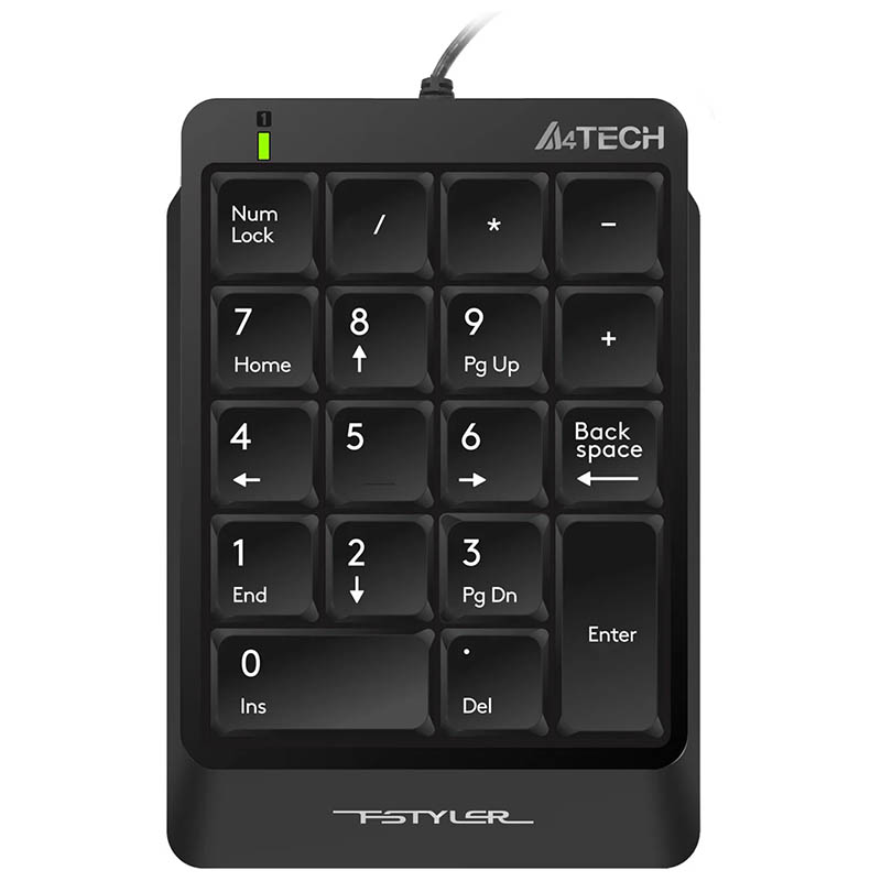 Клавиатура A4Tech FK13P Black USB цифровой блок