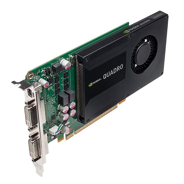 Видеокарта Б/У Quadro K2000 NVIDIA GDDR5 2GB