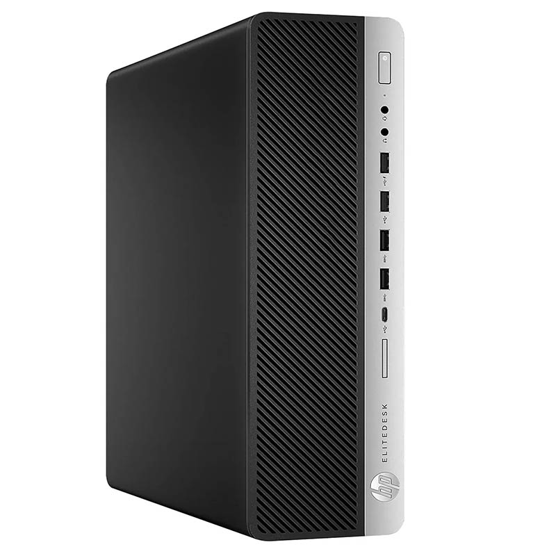 Компьютер Б/У HP EliteDesk 800 G3: Intel Core i5-7400, Intel HD, Slim-Desktop-SFF
