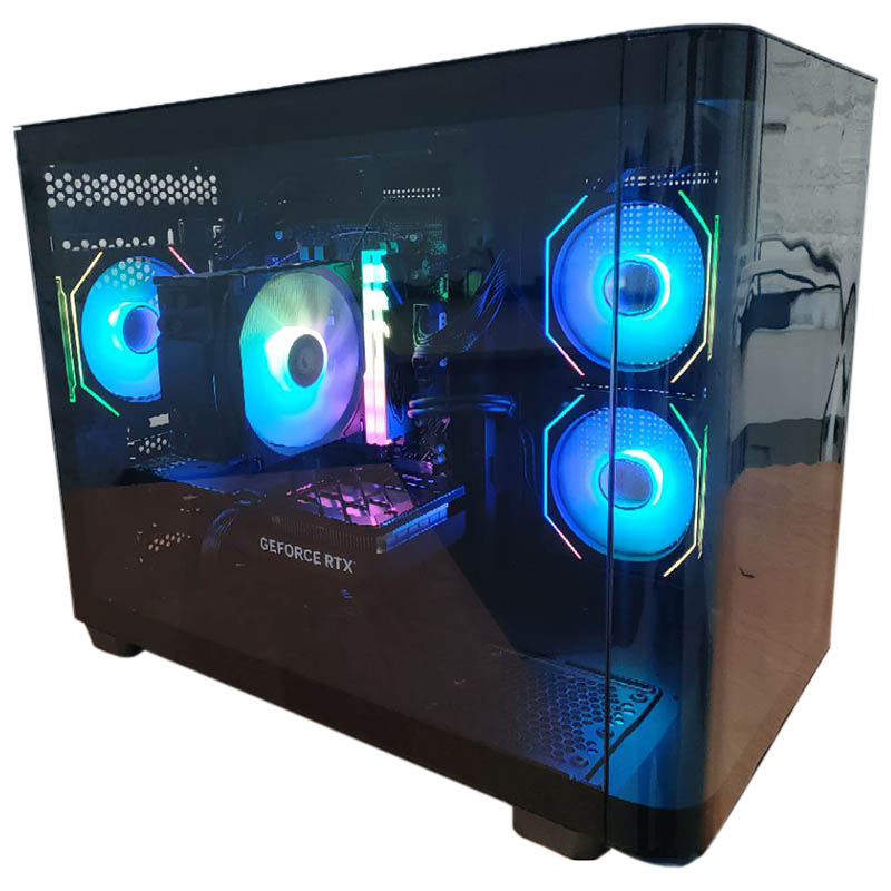 Компьютер STALKER (P300C-G-BK-v1 Black): AMD Ryzen 5 8400F, GeForce RTX 5060, Mini-Midi-Full-Tower
