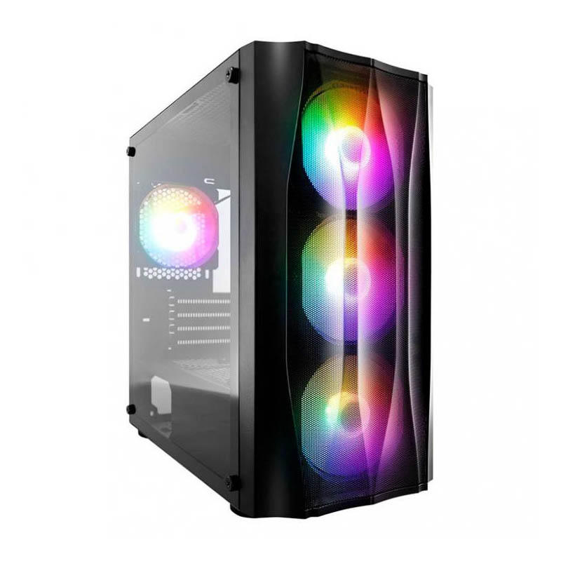 Компьютер Б/У 1stPlayer X3 M-4F1-BK: AMD Ryzen 5 3600, No video card, Mini-Full-Tower