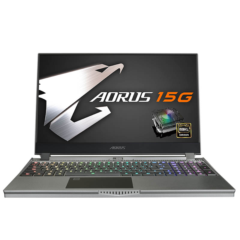 Ноутбук Б/У 15.6 Gigabyte Aorus 15G XB: Intel Core i7-10870H, nVidia GeForce RTX 2070 Super Max-Q, IPS, Full HD, Key Light