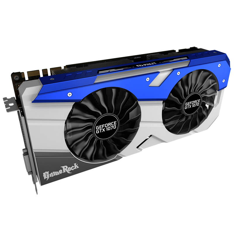 Видеокарта Б/У GeForce GTX 1070 PALIT GameRock GDDR5 8GB
