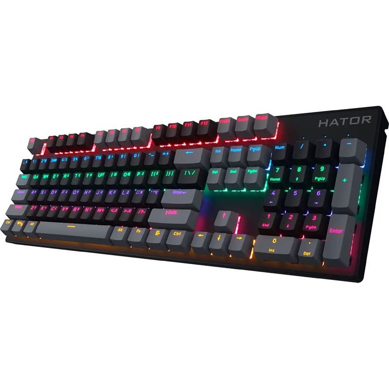 Клавиатура Hator Starfall Rainbow Origin Red (HTK-608-BGB)