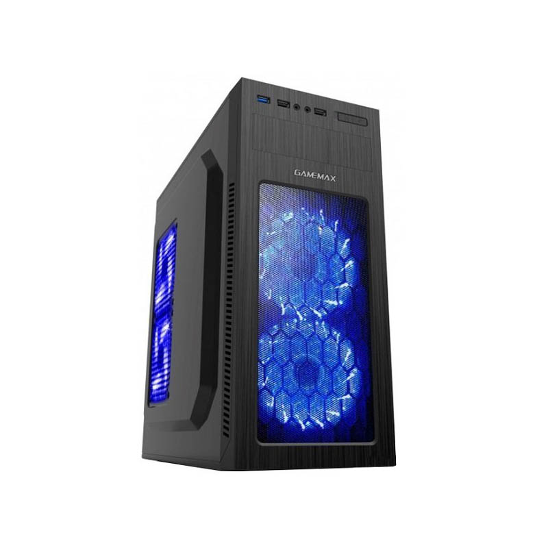 Компьютер FORSAGE (MT520-FAN Black): AMD Ryzen 5 5500, GeForce GTX 1070 Ti, Mini-Midi-Full-Tower