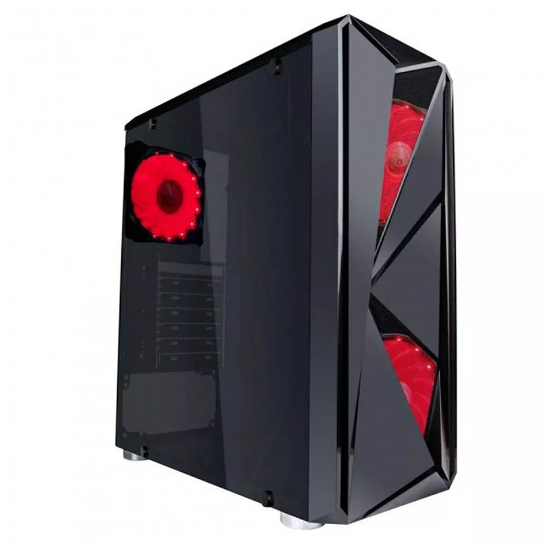 Компьютер Б/У 1stPlayer F4-3A1 15LED Blue: AMD Ryzen 5 2600, No video card, Mini-Full-Tower