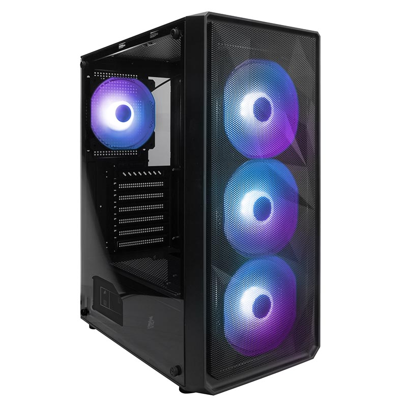 Компьютер FORSAGE (FD3-4F2(AP)-BK Black): AMD Ryzen 5 3600, AMD Radeon RX 580, Mini-Midi-Full-Tower