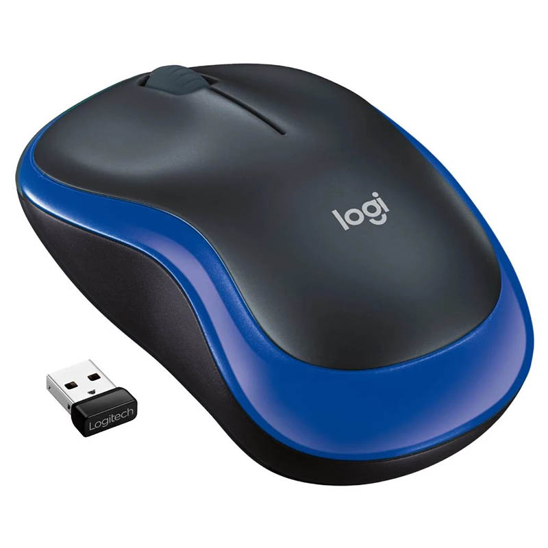 Мышь Logitech M185 беспроводная Blue