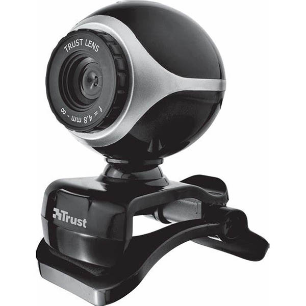 Веб-камера Trust EXIS WEBCAM BLCK-SLVR (17003)