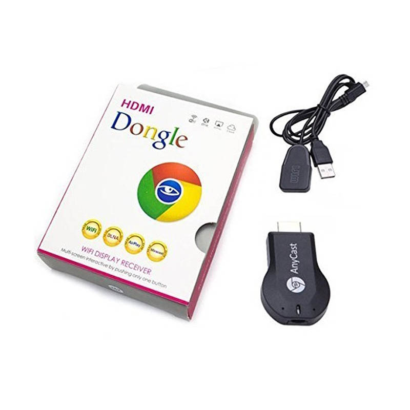 Адаптер Anycast Dongle Wifi Display Receiver беспроводной для трансляции с телефона на телевизор/монитор HDMI FHD