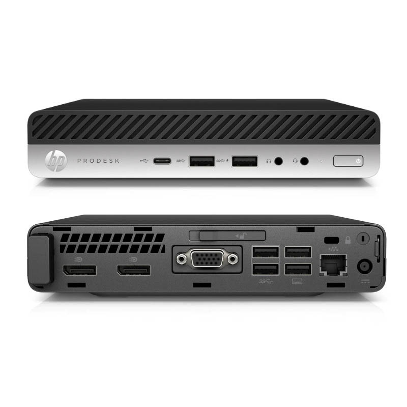 Комп`ютер Б/В HP ProDesk 400 G5 mini: Intel Core i5-8400T, Intel HD, Micro-Nettop/USFF