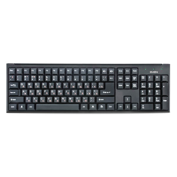 Клавіатура Sven 303 Standard Ukr Black USB