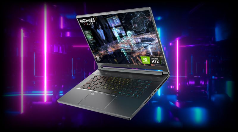 Ноутбук з RTX 3080 та Intel Core i7-11800H